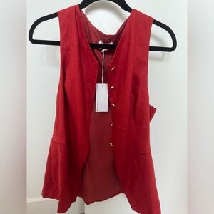 2 piece NWT REFORMATION linen set!